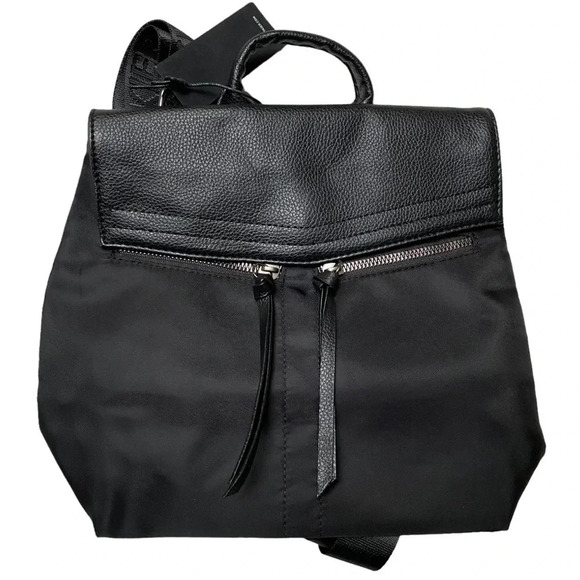 Botkier New York Mini Trigger Backpack Black Nylon NWT Convertible Designer Bag - Picture 7 of 16